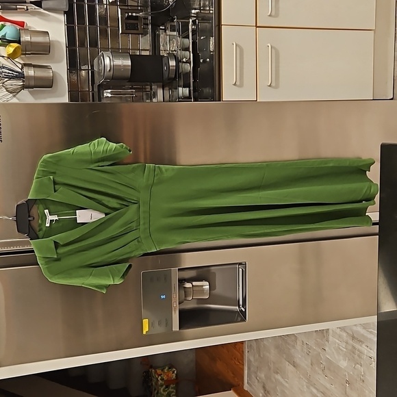 💕REFORMATION PETITES💕 Danika Dress ~ Palm Green Petite Small NWT - Picture 10 of 16